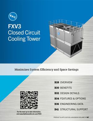 BAC's FXV3 Closed Circuit Cooling Tower Product Catalog