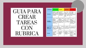 Clase 14 Tareas Con Rubrica en Moodle