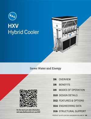 BAC's HXV Hybrid Cooler Product Catalog