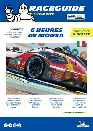 FR - 2023 FIA WEC - 6 Heures de Monza - Raceguide (FR)