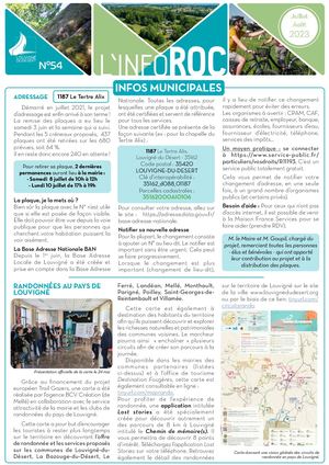Inforoc 54 - juillet - août 2023