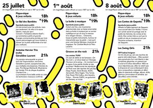 Les Mardis de Saint-Louis - Programme