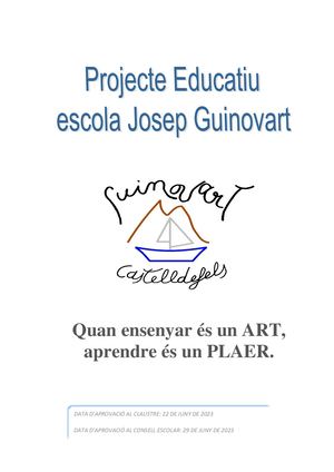 PEC escola Josep Guinovart