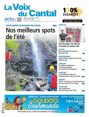 100% vacances Cantal 2023