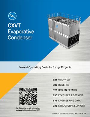BAC's CXVT Evaporative Condenser Product Catalog