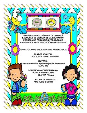 Portafolio De Evidencias De Aprendizaje