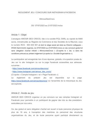 Reglement Jeu Concours 07 07 Au 21 07 23 Google Docs
