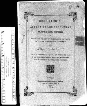 74 Disertacion Acerca De Los Problemas Relativos Al Calculo De Intereses Miguel Rosich 1884