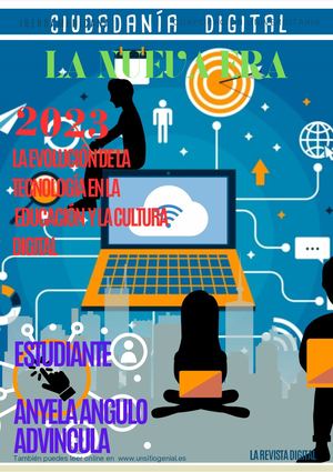 Portada De Revista De Ciencia Elegante Moderno Azul Y Amarillo (3)