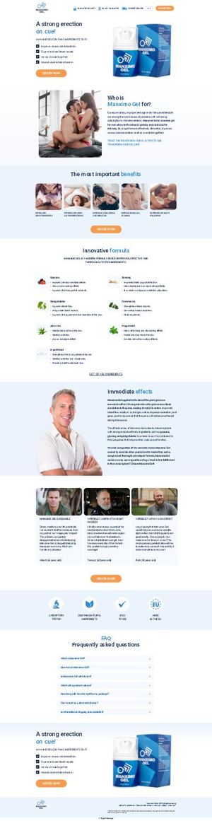 Manximo Gel No 1 Among Products Supporting Male Enhancement