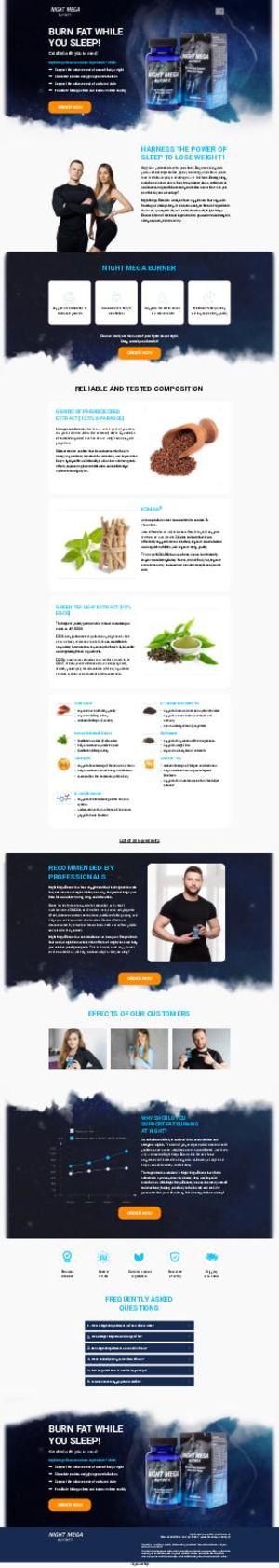 Night Mega Burner Natural Fat Burner!