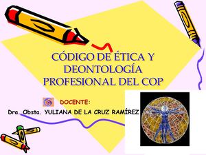 Clases Semana 6 Código De E Y D Presentación, Preámbulo, Disposiciones Gen Título I