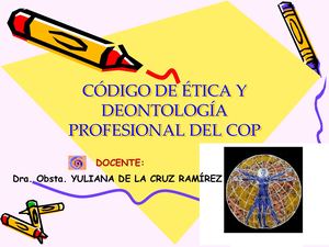 Clases Semana 7 Código De E Y D Disposiciones Generales Título Ii