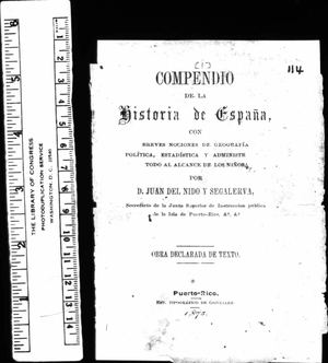 114 Compendio De La Historia De España Juan Del Nindo Y Segalerva 1875