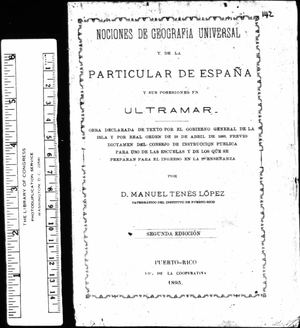 142 Nociones De Geografia Univesal Y La Particular De Espana Manuel Tenes Lopez 1895