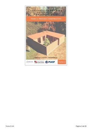 Proceso constructivo de BTC