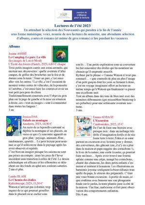 Arple Lectures été 2023