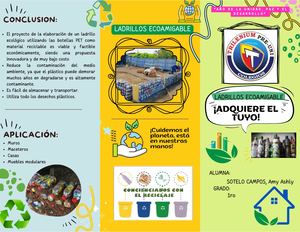 Folleto Tríptico Ladrillos Ecoamigable