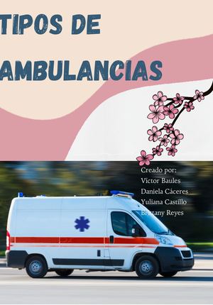 Tipos de ambulancias