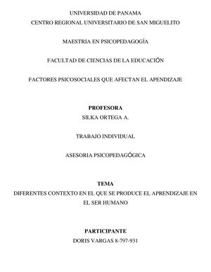 Informe Psicopedagogico Trabajo Final