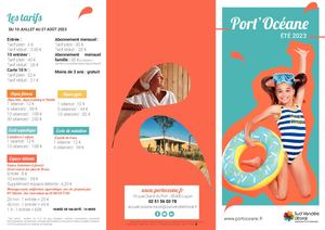 PLAQUETTE ETE CENTRE AQUATIQUE PORTOCEANE