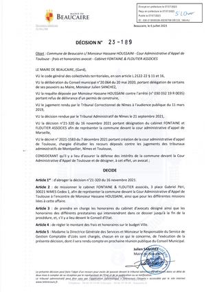 Fichier Parution Décisions 23 189 Et 23 190 Du 07 07 2023