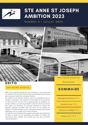 Ambition Ste Anne St Joseph N°4