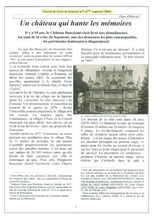 AMFAR HIST Le château Boucicaut