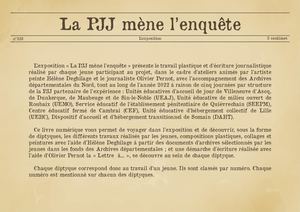 La PJJ mène l'enquête - L'exposition