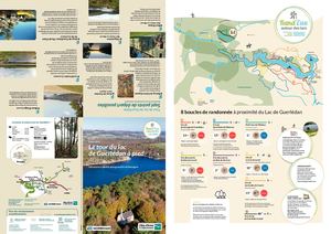Carte tour du Lac de Guerlédan 2023