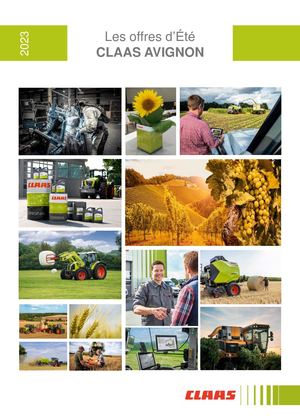 CLAAS AVIGNON CATALOGUE ÉTÉ 2023