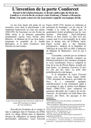 AMFAR HIST L'invention de la porte Condorcet in LM 25 - 2e semestre 2015)