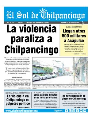 El Sol De Chilpancingo 10 Julio 2023