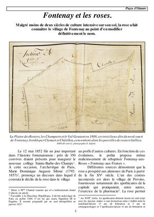AMFAR HIST Fontenay et les roses in LM 28 (1e semestre 2017)