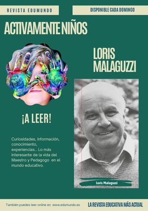 Portada De Revista De Loris Malaguzzi Azul