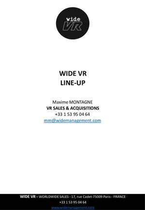 Wide VR - Line-up