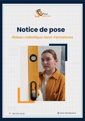 Notice de pose rideau métallique