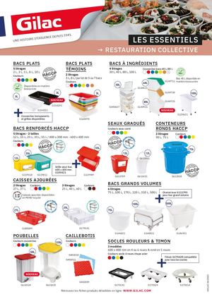 Gilac Les Essentiels Restauration Collective  062023 ESHOP