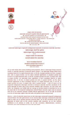 Indigeneous Ancient Al Moroccan Empire+empire State Ov Morocco+moorishe Amexem National Sovereign Law Enforcement+sovereign Cheif For Police From Justice Barry Mcanthony Hamrick En Capitis Diminutio Nollo Nunc Pro Tunc