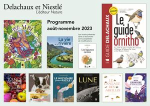 Programme Delachaux et Niestlé Automne 2023