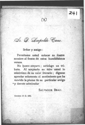 241 Versos Salvador Brau 1891