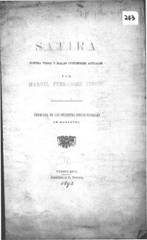 243 Satira Manuel Fernandez Juncos 1893