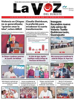La Voz del Sureste 11 07 2023