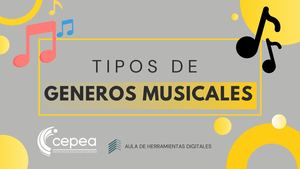 tipos de generos musicales