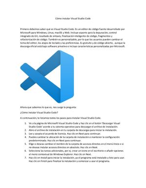 Cómo Instalar Visual Studio Code
