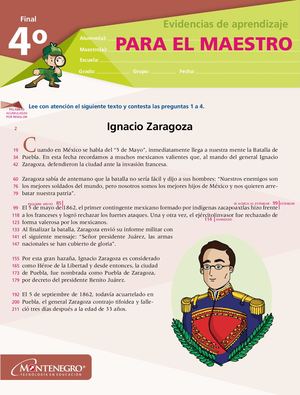 4to Grado Examen Final Clave