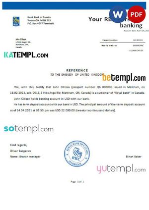 Canada Rbc Reference