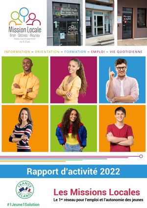 Rapport d'Activité 2022 Mission Locale Bron Décines Meyzieu