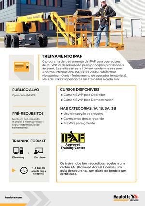 BR - Folha De Treinamento IPAF