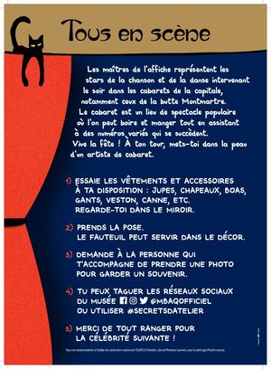 Secrets d'atelier : au café des artistes / consignes de jeux